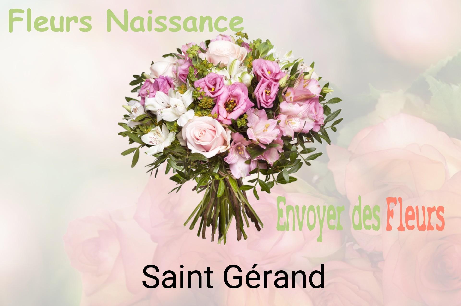 Bouquet de fleurs de naissance livré à Saint-Gérand